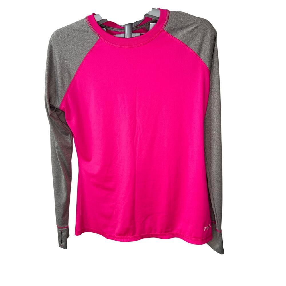 Fila Women's Fitted‎ long sleeve shirt Size Large